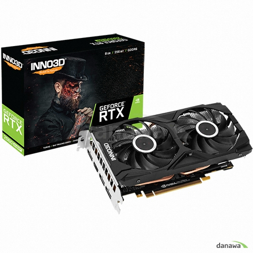 INNO3D 지포스 RTX 2060 SUPER OC D6 8GB 백플레이트_이미지
