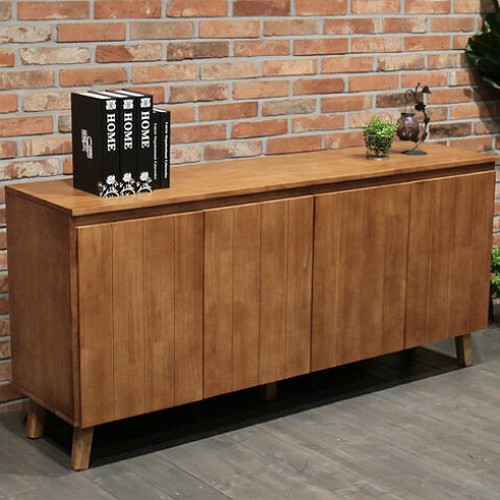 리버퍼니쳐 스카니아 원목 높은 거실장 1600