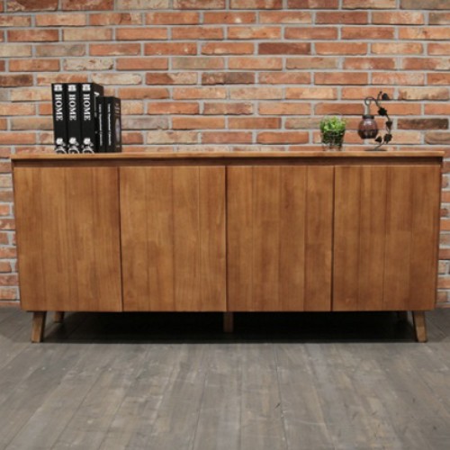 리버퍼니쳐 스카니아 원목 높은 거실장 1600_이미지