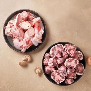 작심밀도 횡성한우 꼬리반골 4kg + 우족 2kg (1개)