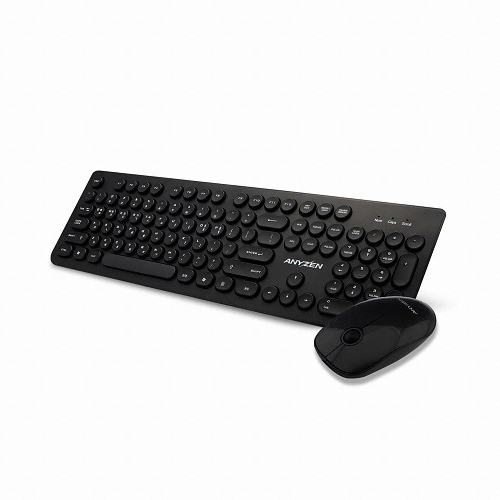 ANYZEN MK200 유선 키보드 마우스 세트 (블랙)_이미지
