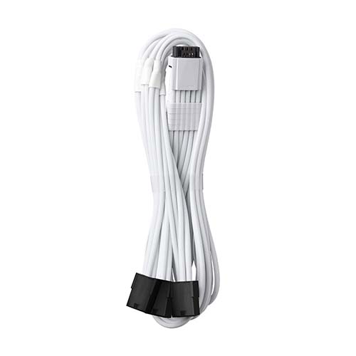 CableMod Pro ModMesh 12VHPWR PCIe 연장 케이블 (0.45m, 화이트)_이미지