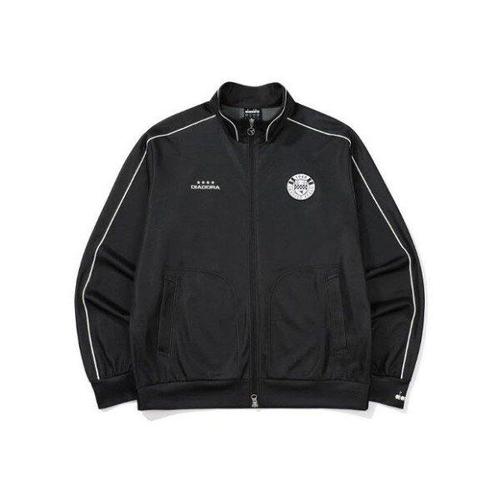 디아도라 크랙 자카드 트레이닝 자켓 D4121LFT01BLK