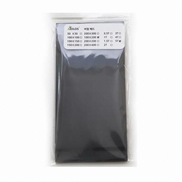 AiOLOS 써멀 패드 100x200 (5.0T)_이미지