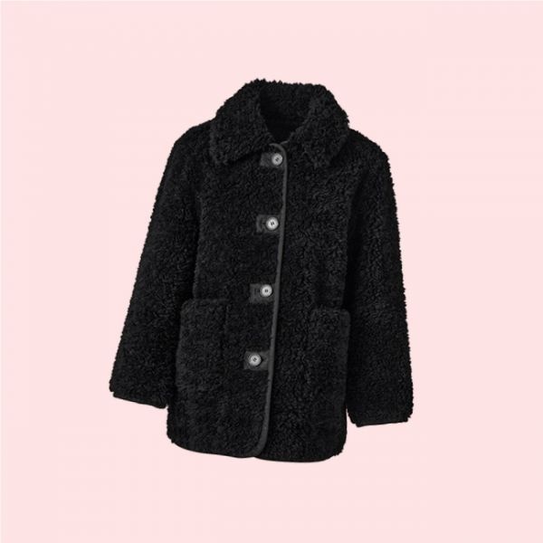 바이브리짓 컬링 호주산 양모100 하프코트 아우터 4561839_이미지