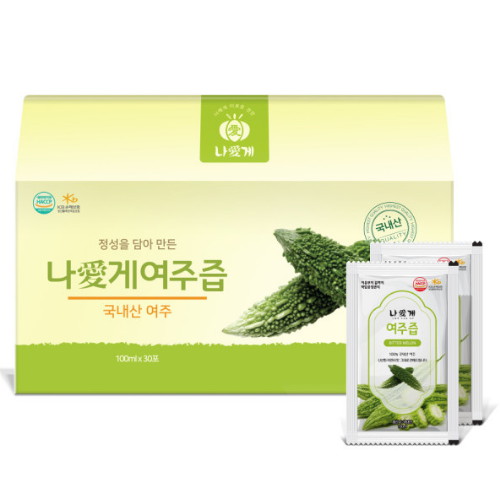 몽탄우리농산협동조합 나애게 여주즙 100ml 30포 (1개)_이미지