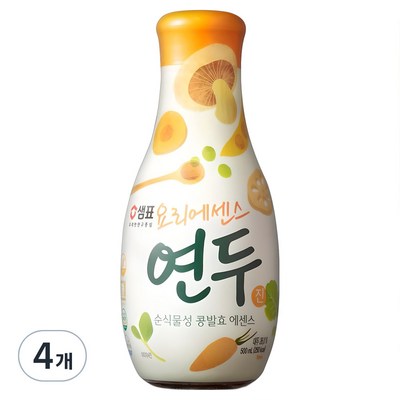 샘표식품 샘표 요리에센스 연두 진 500ml (4개)
