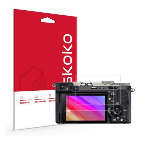 스코코 SONY A7C II용 초고화질 트루컬러 AR 액정보호필름 (정품)_이미지