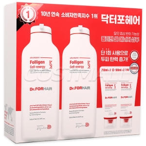 닥터포헤어 폴리젠 셀 에너지 샴푸 750ml+100ml (750ml 2개+100ml 2개)