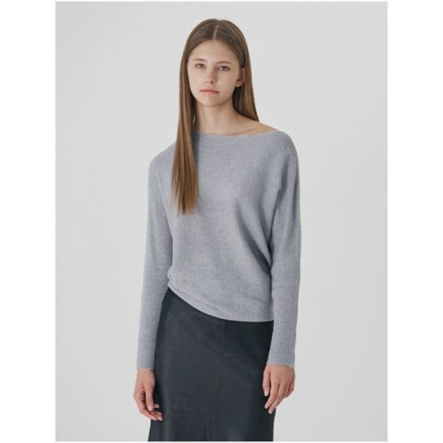 동광인터내셔날 비지트인뉴욕 보트넥 돌먼 슬리브 니트 VB9LKF1