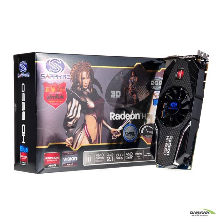 SAPPHIRE 라데온 HD 6950 D5 2GB_이미지