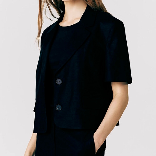 지오다노 린넨 반팔 블레이저 05373515