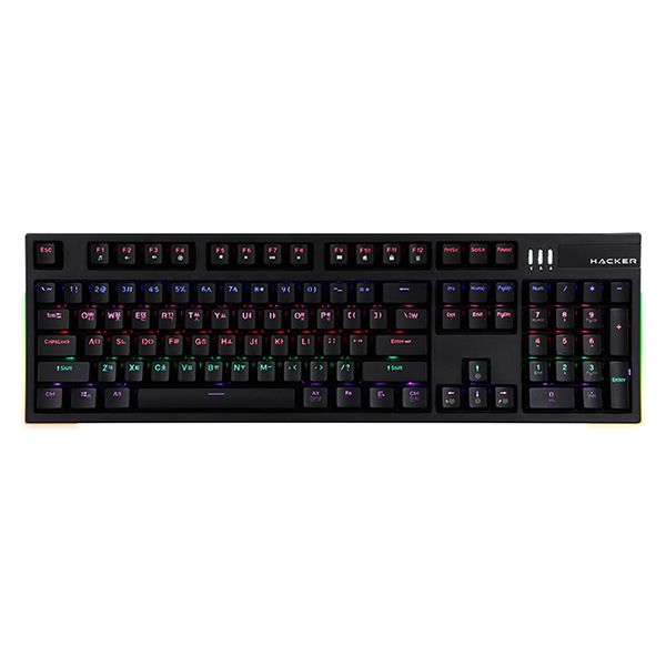 앱코 K551 A광축 사이드 Edge RGB LED 게이밍 키보드 (클릭)_이미지