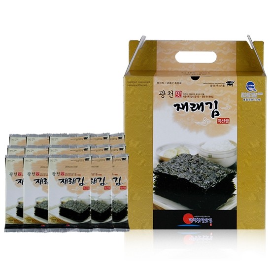 광천햇살맛김 재래김 세트 225g (1개)