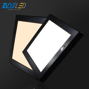 퍼스트LED LED 뉴스마트 엣지 사각센서등_블랙