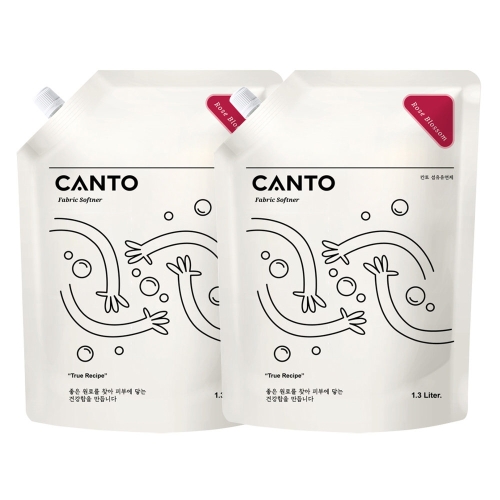 칸토 고농축 프리미엄 섬유유연제 로즈블라썸 1.3L (2개)_이미지