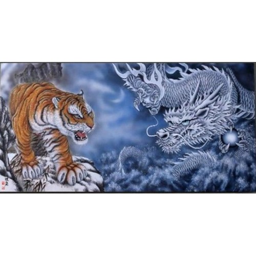 케이엠엘리 고려미술_3D 용호상박70x35cm_이미지