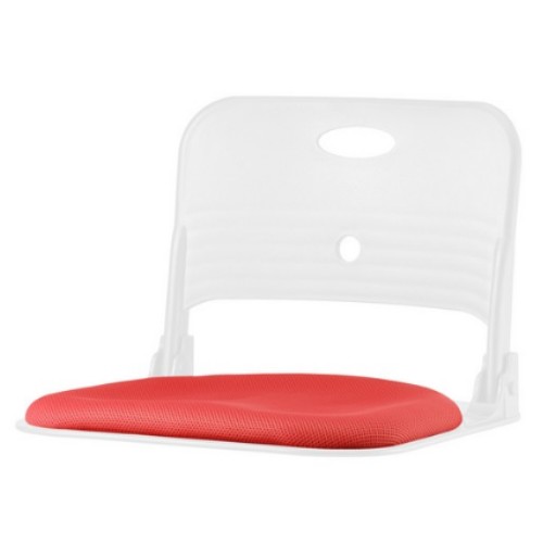 청심의자 폴더백 베이직 화이트바디 좌식의자 (메쉬좌판,1개)_이미지