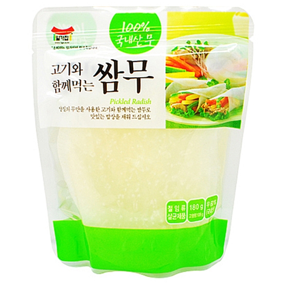 일미농수산 일가집 고기와 함께 먹는 쌈무 180g (1개)_이미지