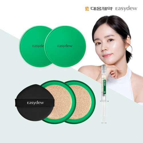 대웅제약 이지듀 멜라 비 토닝 앰플 쿠션 15g (본품2개+리필2개)