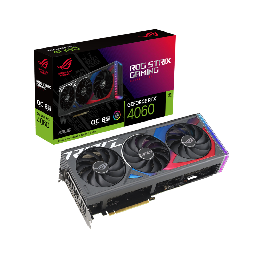 ASUS ROG STRIX 지포스 RTX 4060 O8G GAMING OC D6 8GB 인텍앤컴퍼니