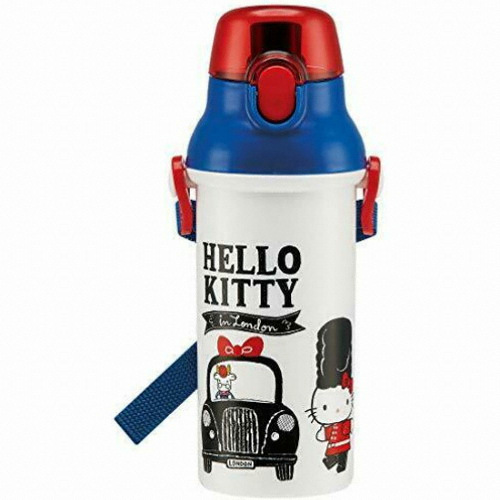 헬로키티 런던 원터치 물통 480ml