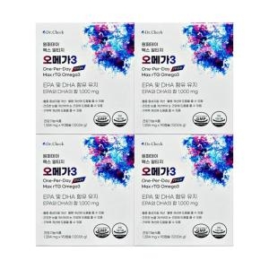닥터체크 원퍼데이 맥스 초임계 알티지 오메가3 30캡슐 (4개)