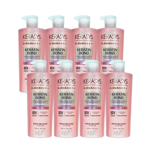 애경 케라시스 어드밴스드 케라틴 본드 볼륨 트리트먼트 600ml (8개)
