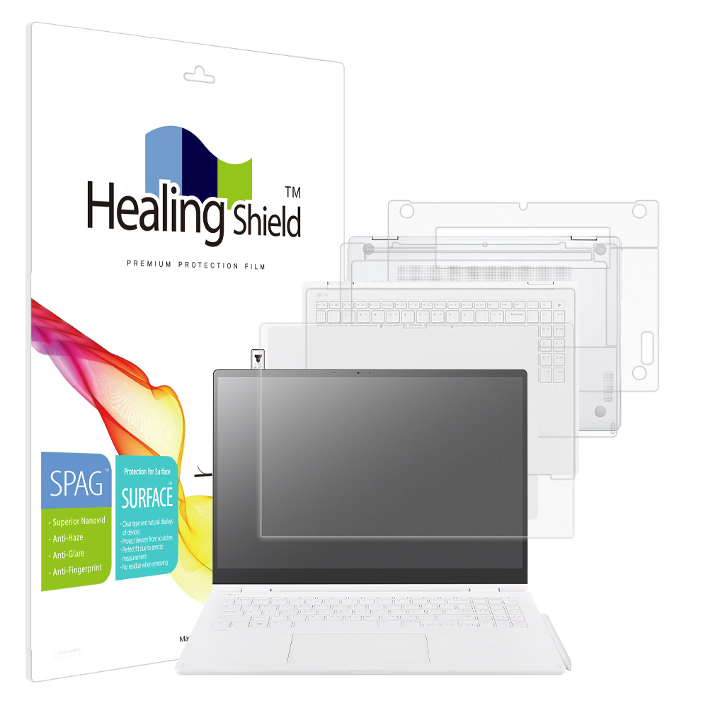 폰트리 힐링쉴드 LG전자 그램 프로360 16T90SP 16TD90SP 슈페리어 저반사 (액정보호필름 + 외부보호필름 3종 세트)_이미지