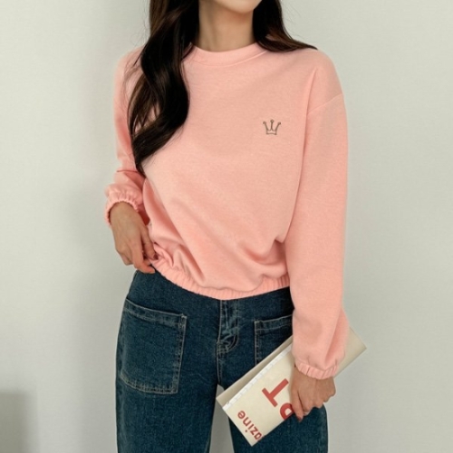  크라운 기모 맨투맨 111007