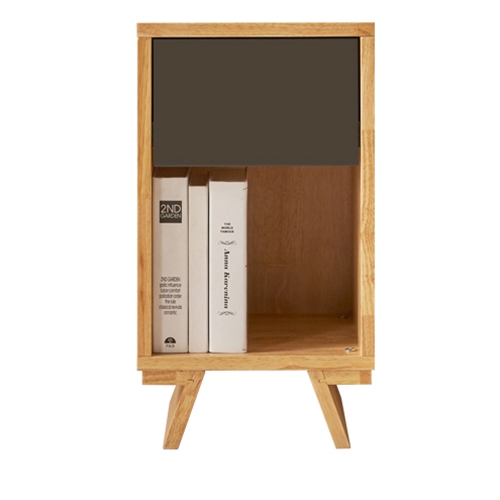 비에스디자인 포코 높은 서랍형 원목 협탁 300_이미지