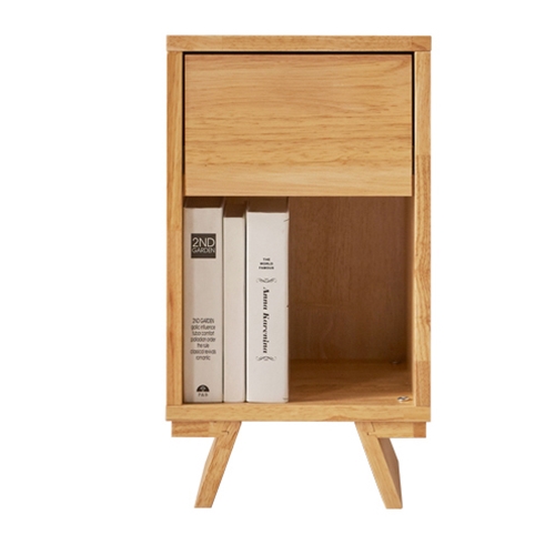 비에스디자인 포코 높은 서랍형 원목 협탁 300_이미지