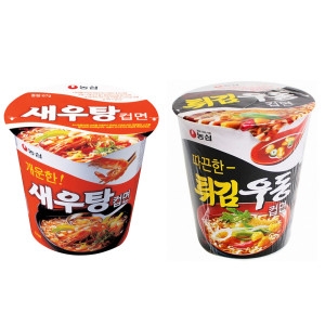 농심 새우탕컵12개 + 튀김우동12개_이미지
