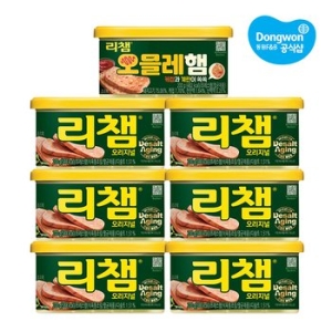 리챔 오리지널 200g 6개 + 리챔 오믈레햄 200g 1개