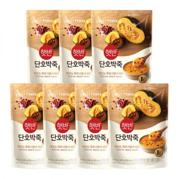 햇반 단호박죽 420g