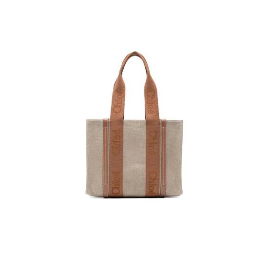 끌로에 미디엄 우디 토트 백 CHC23AS383L1 T