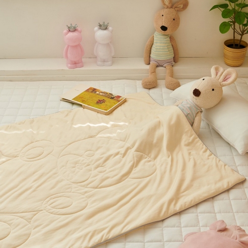 컬리무지 미니 시원한 냉감 여름이불 베개세트