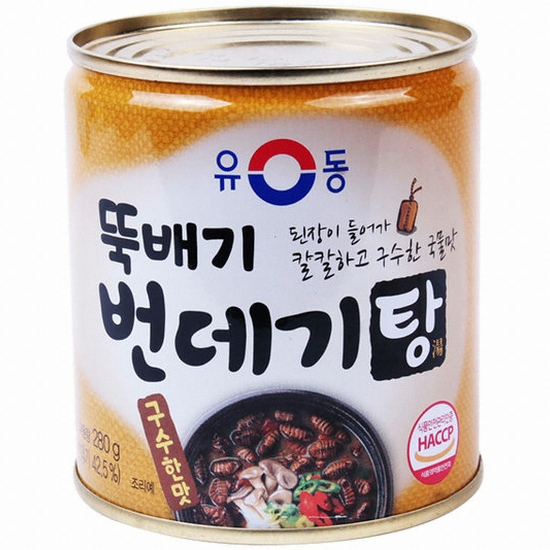 유성물산교역 유동 뚝배기 번데기탕 구수한맛 280g (6개)_이미지