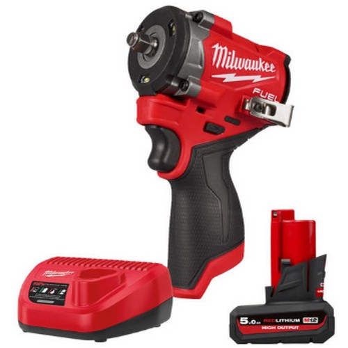 밀워키 M12 FIW2F38 (5.0Ah, 배터리 1개)