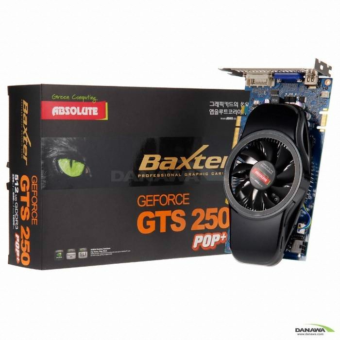 앱코 지포스 GTS250 Baxter POP+ 512MB AURAS_이미지