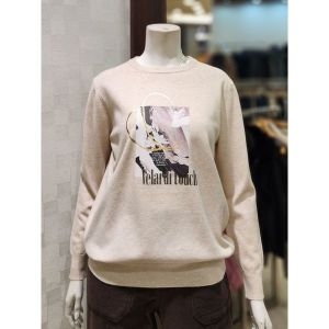 벨라디터치 MARIOV3E4KT35 프린트 니트티