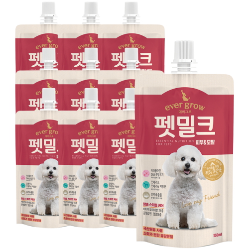 부명 에버그로 펫밀크 피부&모발 150ml (30개)_이미지