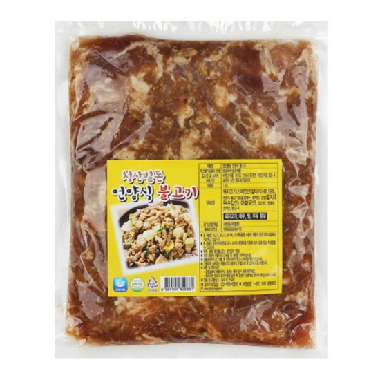 청산식품 청산별돈 언양식 불고기 1kg (1개)