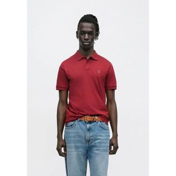 보스 승객 폴로 셔츠 다크 레드 151500415_이미지