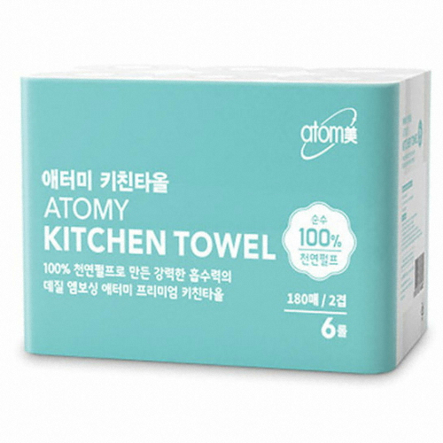 애터미 키친타월 180매 (6입) (3팩(18입))_이미지