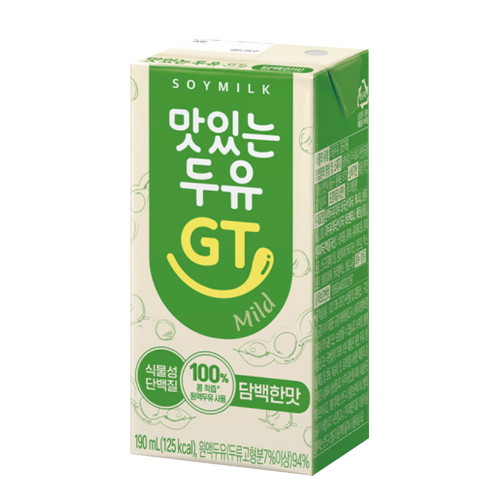 남양유업 맛있는두유 GT 담백한맛 190ml (72개)_이미지