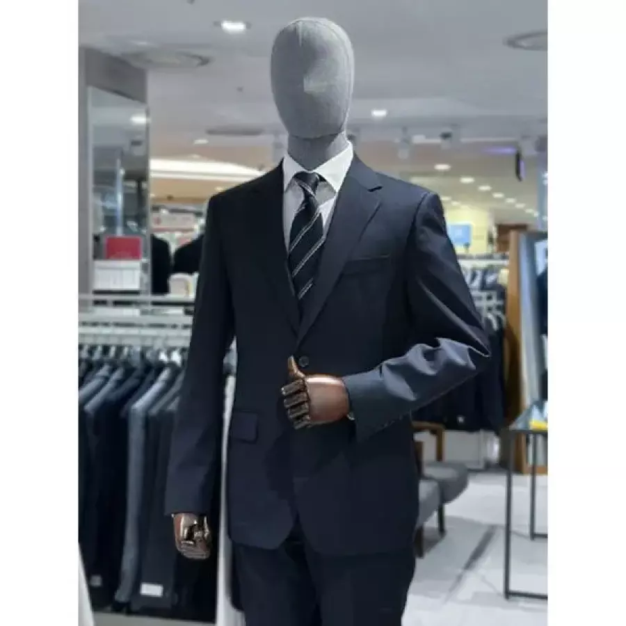 트루젠 네이비 기본핏 울스판 남자 정장 세트 SI6611003014