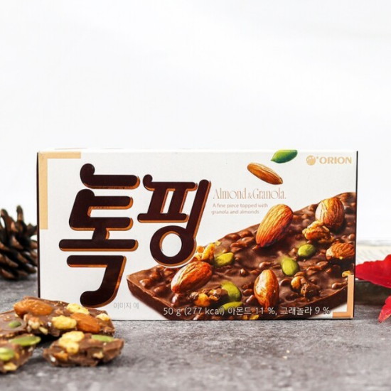 오리온 톡핑 아몬드 그래놀라 43g (32개)_이미지