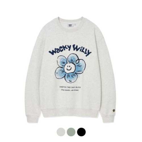 와키윌리 ltgt WACKY WILLY 빅릴리 그래픽 맨투맨 3 colors WA2503CR19 469245_이미지
