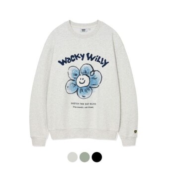 와키윌리 ltgt WACKY WILLY 빅릴리 그래픽 <b>맨투맨</b> 3 colors WA2503CR19 469245